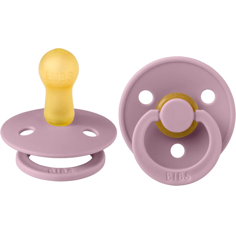 BIBS Colour Rubber 2PK Size 1- Heather