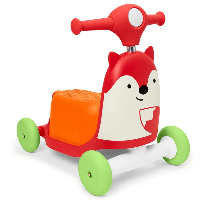 Skip Hop Zoo Ride On 3 in 1 Scooter – Fox