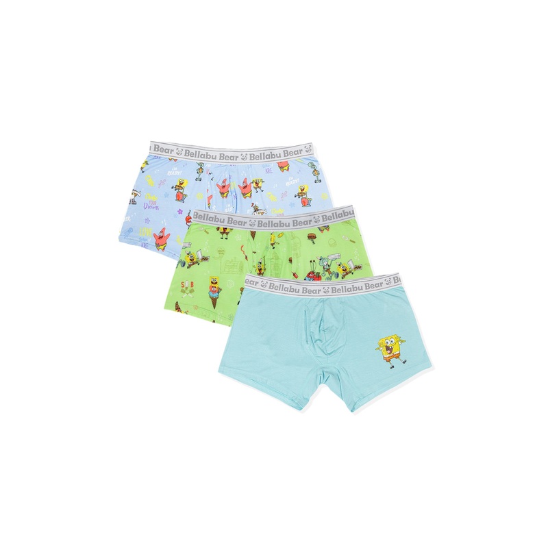 SpongeBob SquarePants Bamboo Men’s Boxer Brief 3-Pack