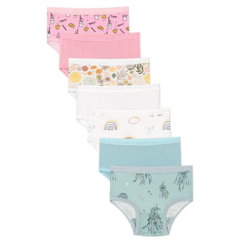 Springtime Bamboo Girls’ Underwear 7-Pack